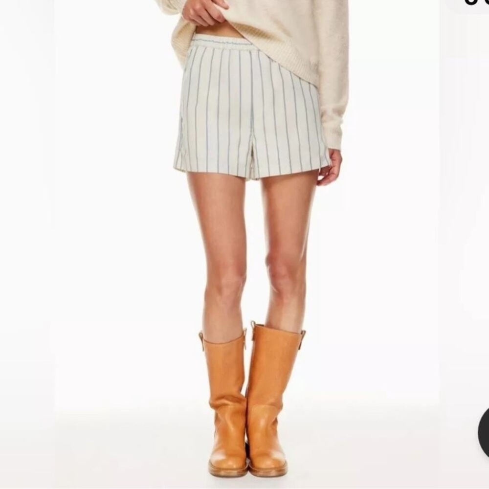 Wilfred Free Aritzia Breeze 3 Shorts Barlowe Pear Cotton